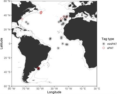 Movements, Habitat Use, and Diving Behavior of Shortfin Mako in the Atlantic Ocean